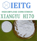 변경된 HI70 고아밀로즈 옥수수 녹말은 낮은 점성 고섬유질 식품 녹말을 작은 알로 만듭니다